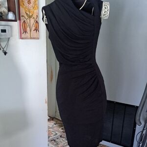 Vera Wang Sexy Black Cocktail Dress, Sz 2